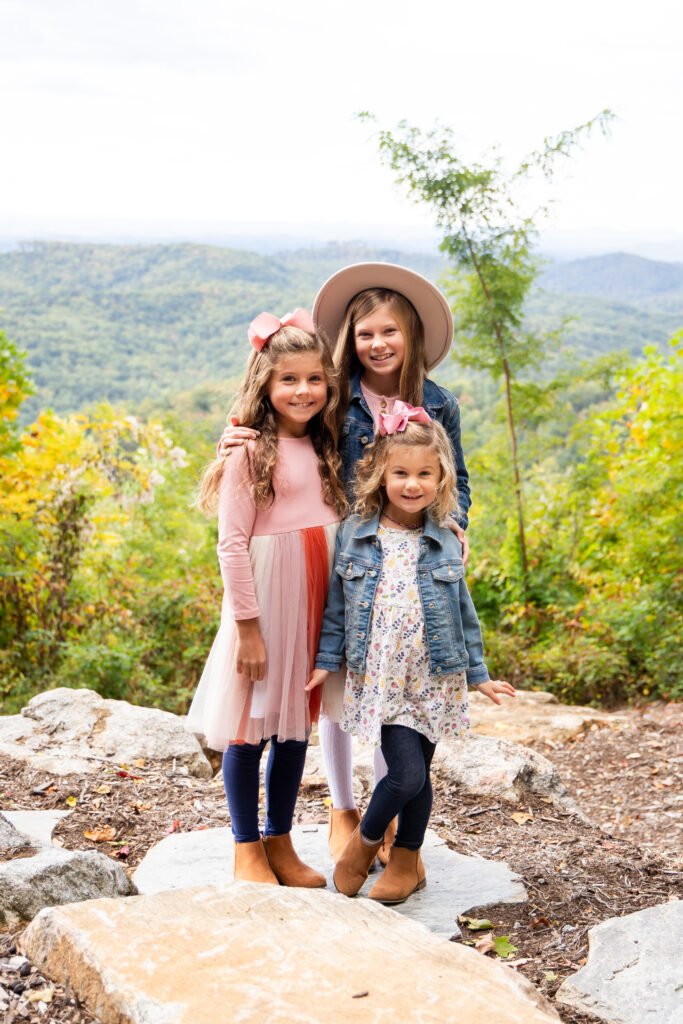fall portraits in cliff's valley