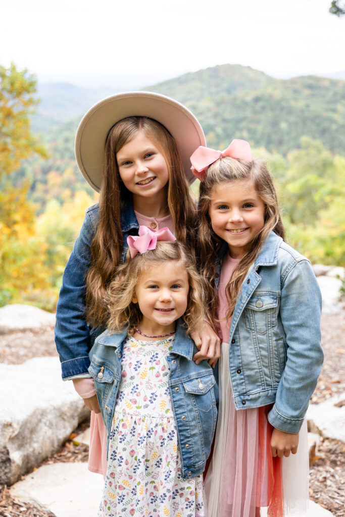 family portraits in the blue ridge mountains south carolina