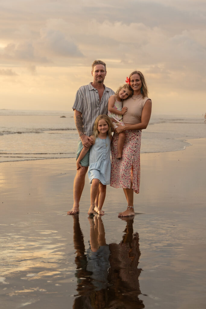family photos in dominical costa rica