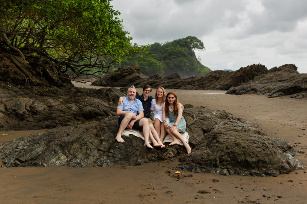 Family photographs in the rainy season