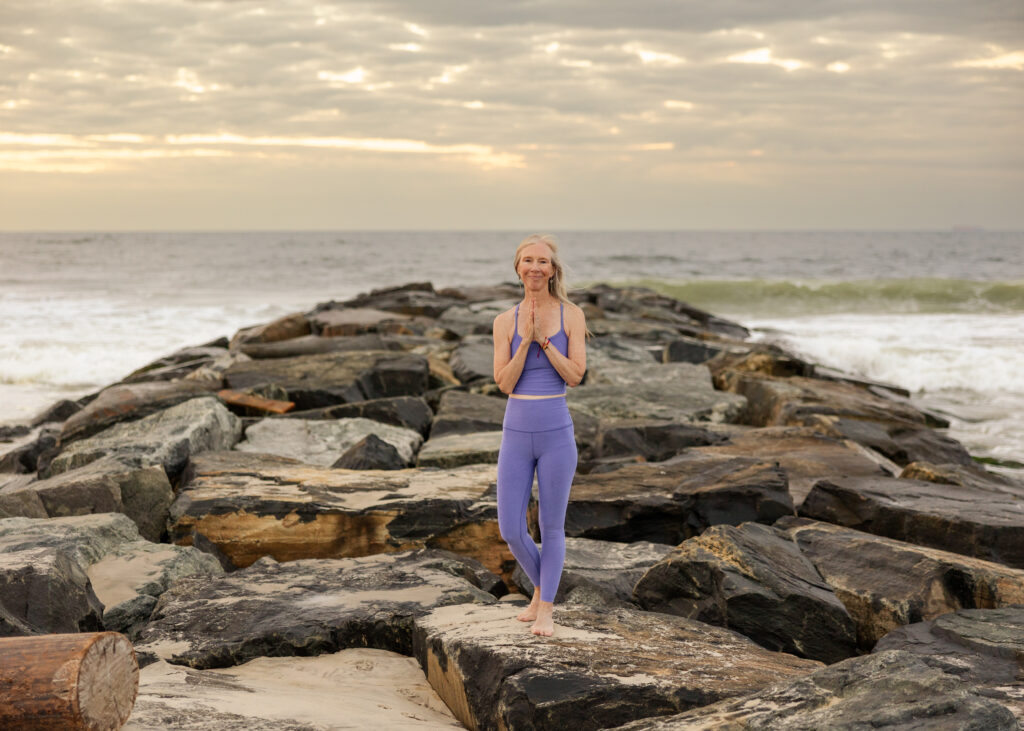 yoga photography session in rockaway beach new york