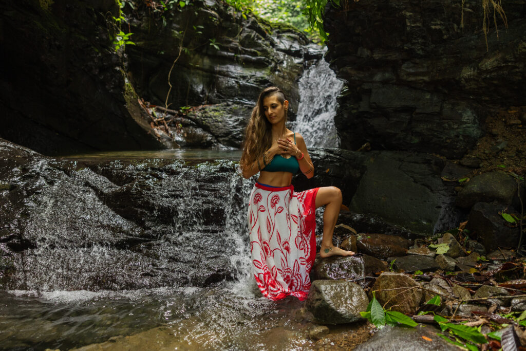 divine feminine goddess photoshoot in costa rica