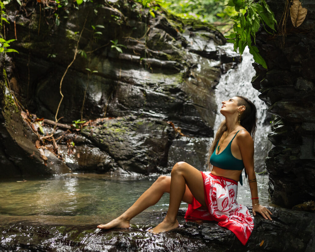 sacred goddess portraits in nature