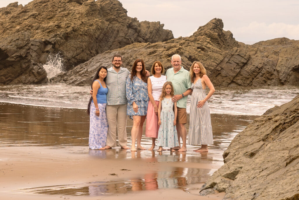 extended family photography in costa rica