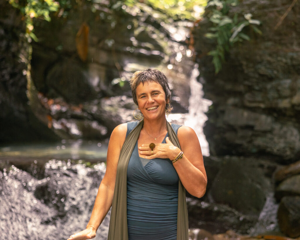 portraits in nature in costa rica waterfall
